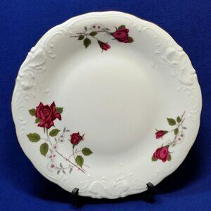 Royal Kent Red Roses Chop Plate Round Serving Platter Poland Wedding Pre-Owned
